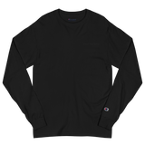 KEEP BETTING black/black & white/white Men's Champion Long Sleeve Shirt