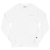 KEEP BETTING black/black & white/white Men's Champion Long Sleeve Shirt